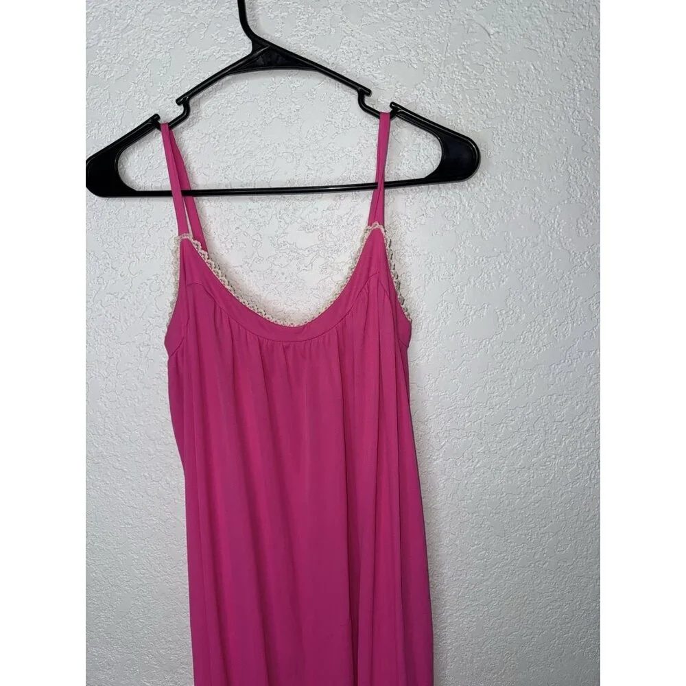 1960s Vintage California Silhouette Nightgown Small Sheer Flowy Nylon Pjs X1
